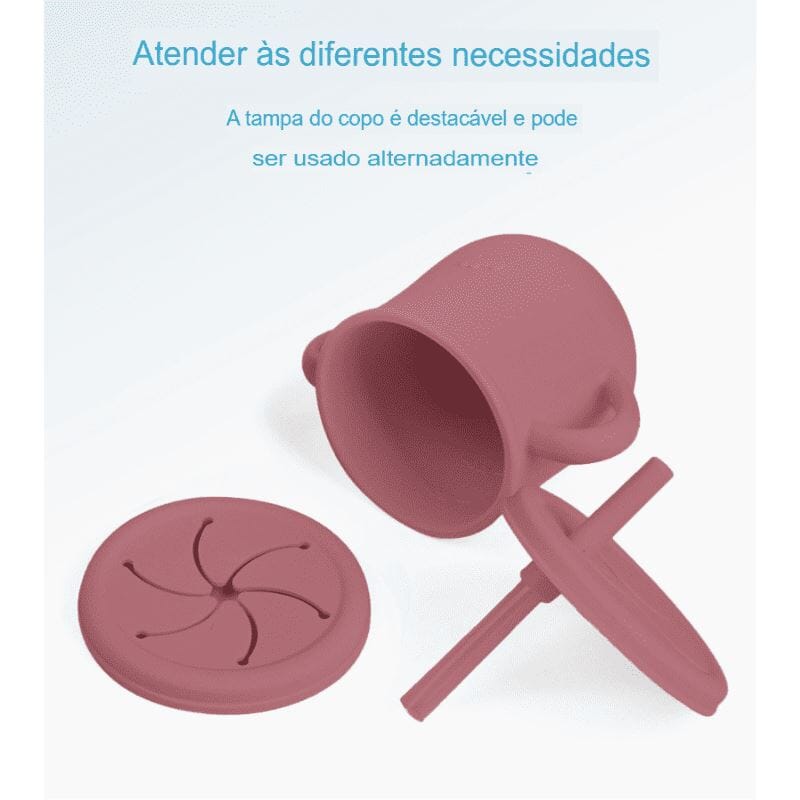 Kit 8 Pcs, Prato Formato Esquilo Com Ventosa, Babador, Conjunto Alimentação Para Bebê